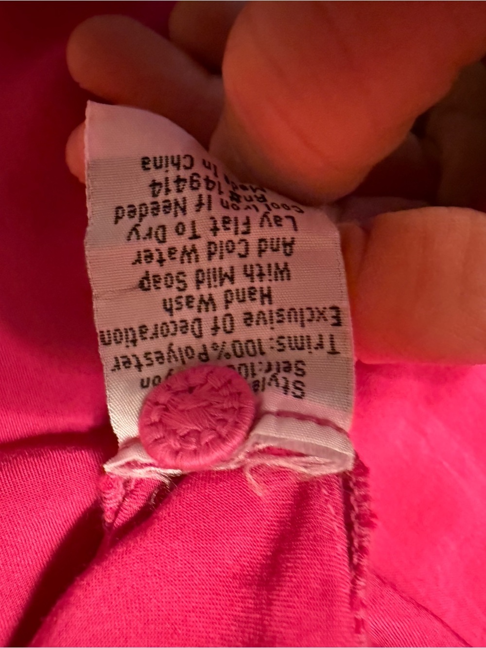 Johnny Was BIYA Embroidered Tunic M Fuchsia Pink Boho Floral Peasant Top - Picture 9 of 12